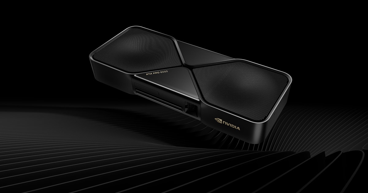 RTX PRO 6000 Blackwell Workstation Edition, an official NVIDIA product photo